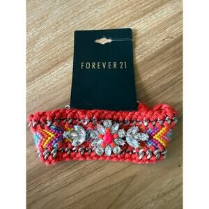NWT Forever 21 XL Chunky Ultimate Rhinestone Friendship Bracelet